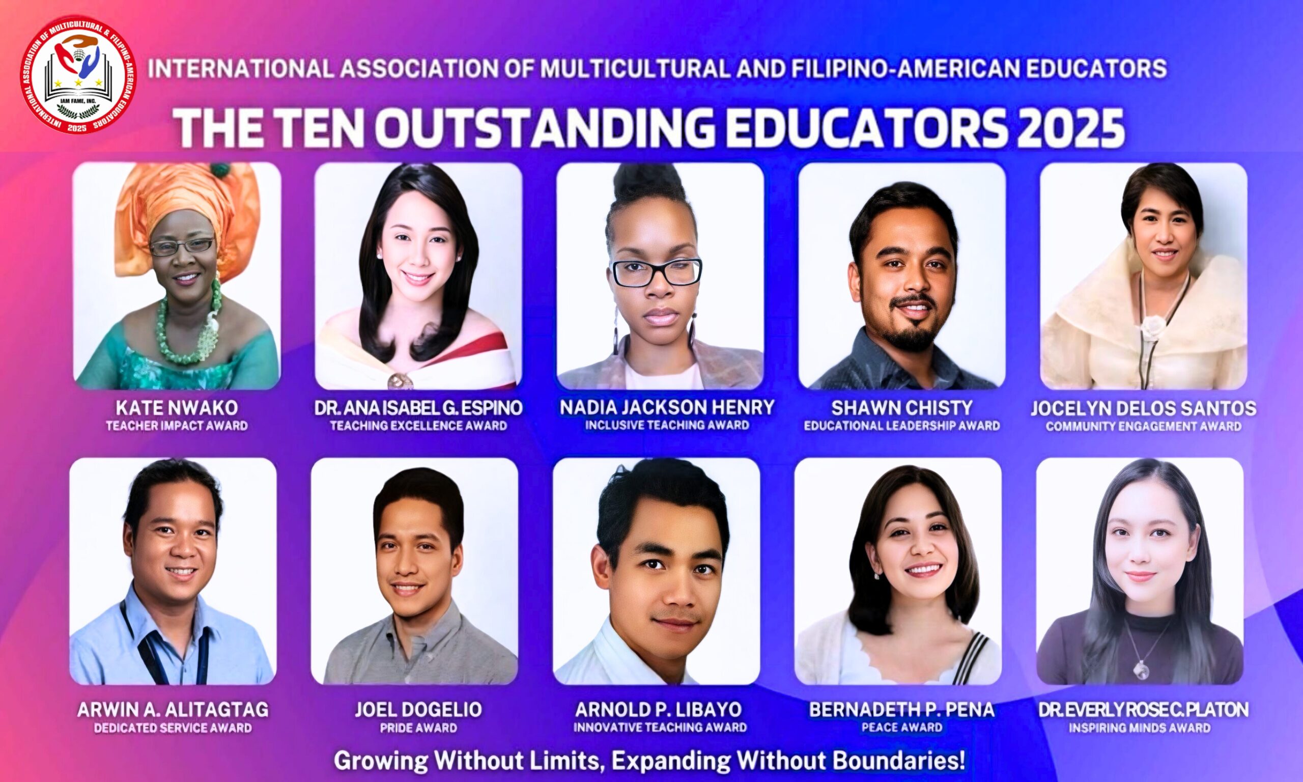 IAM FAME Launches TEACH Awards