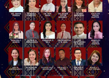 Promotional banner for IAM FAME Inc. featuring the 2026 Filipino Educators Cultural Celebration. The graphic includes a collage of smiling Filipino teachers in professional attire set against a gold and blue background with the text "A Tribute to Excellence and Dedication."